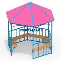 Беседка с лавками МАФ 4120 в Пскове