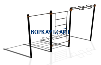 Спортивный комплекс воркаут ВС-129 в Пскове