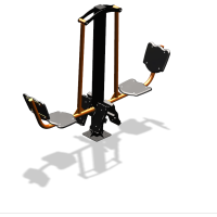 Уличный тренажер  "Жим ногами двойной"  УТ203 в Пскове