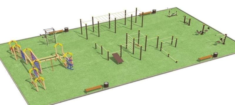 Проект спортивной площадки для любого возраста - 1 096 200 рублей. в Пскове