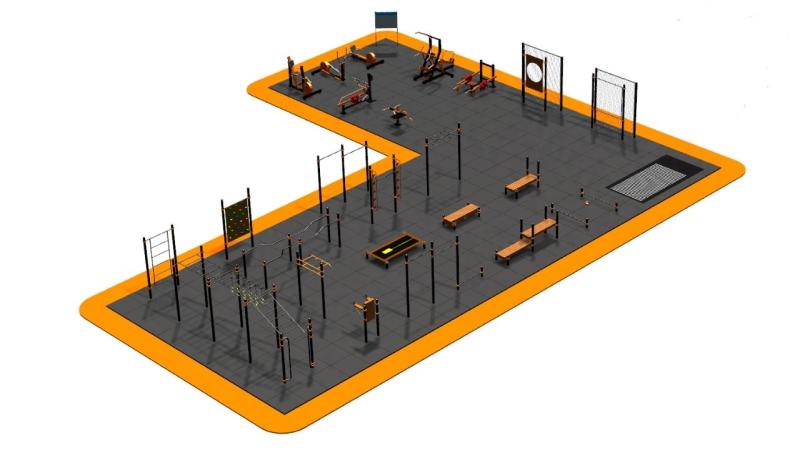 Дизайн проект спортплощадки Угловая в Пскове