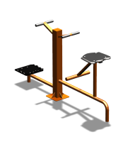 Уличный тренажер "Твистер стоя Твистер сидя" УТ323 в Пскове