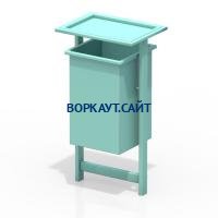 Урна с крышкой МАФ 1631 в Пскове