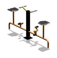 Уличный тренажер  "Вело двойной"   УТ211 в Пскове