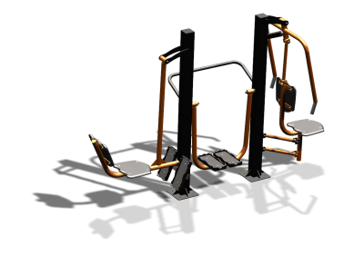 Уличный тренажер "Жим ногами Шагомер Жим от груди" УТ333 в Пскове