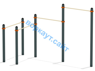 Турник двойной с брусьями ВС-17 в Пскове