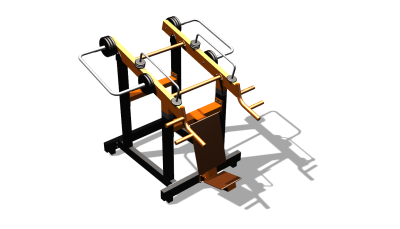 Силовой уличный тренажер  "Жим вверх"  УТ421 в Пскове