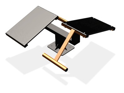 Уличный тренажер  "Скамья для пресса двойная"   УТ213 в Пскове