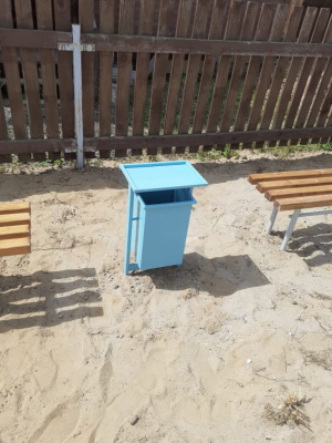 Урна с крышкой МАФ 1631 в Пскове