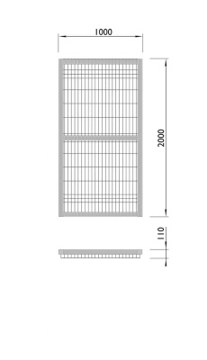 Калитка спортивной площадки МАФ 5105 в Пскове