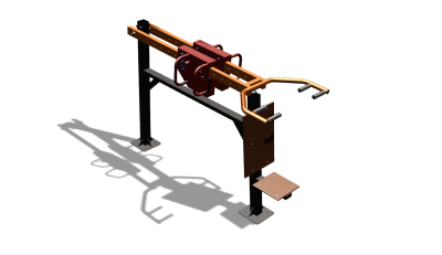 Силовой уличный тренажер  "Жим сидя"  УТ412 в Пскове