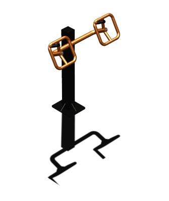 Уличный тренажер "Штурвал одинарный" УТ 122 в Пскове