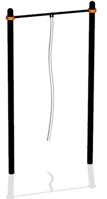 Турник с гимнастическим канатом ВС-34 в Пскове