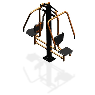 Уличный тренажер  "Жим от груди двойной" УТ204 в Пскове