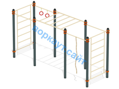 Воркаут комплекс гимнастический  ВС-24 в Пскове