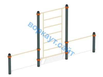 Шведская стенка с перекладинами ВС-13 в Пскове