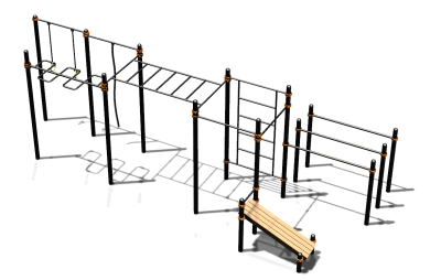 Спортивный комплекс воркаут ВС-77 в Пскове