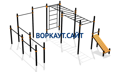 Спортивный комплекс воркаут ВС-109 в Пскове