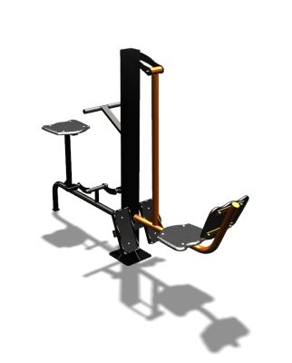 Уличный тренажер "Жим ногами Вело" УТ330 в Пскове
