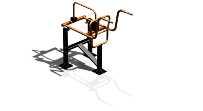 Силовой уличный тренажер  "Приседания"  УТ404 в Пскове
