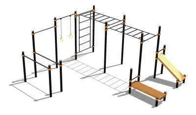 Спортивный комплекс воркаут ВС-71 в Пскове