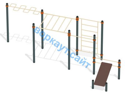 Спортивный комплекс воркаут ВС-45 в Пскове