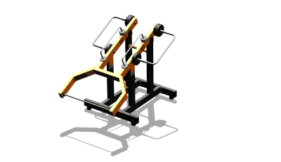 Силовой уличный тренажер  "Мультиштанга"  УТ417 в Пскове