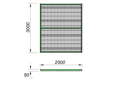 Ограждение спортивной площадки 2500х3000 МАФ 5103 в Пскове