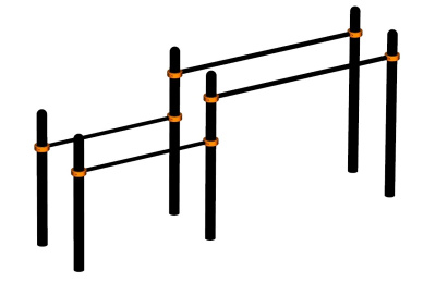 Брусья разновысокие ВС-15 в Пскове