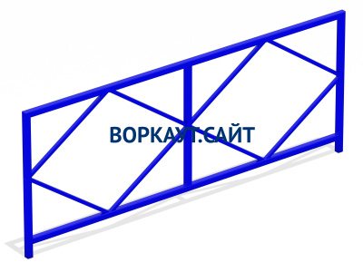 Ограждение площадки МАФ 5001 в Пскове