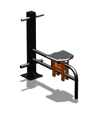 Уличный тренажер "Каталка одинарная" УТ 123 в Пскове