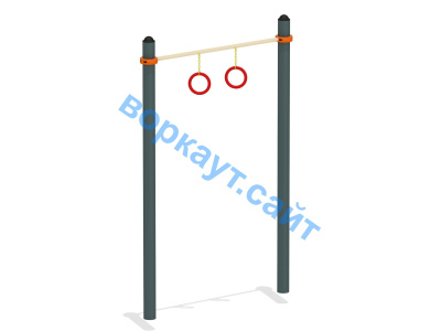 Турник с кольцами ВС-7 в Пскове Турник с кольцами ВС-7 в Пскове