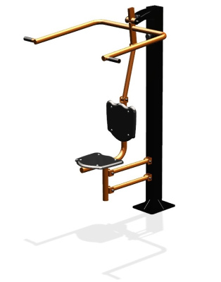 Уличный тренажер "Верхняя тяга одинарный" УТ 114 в Пскове