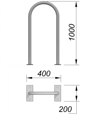 Велопарковка МАФ 6001 в Пскове