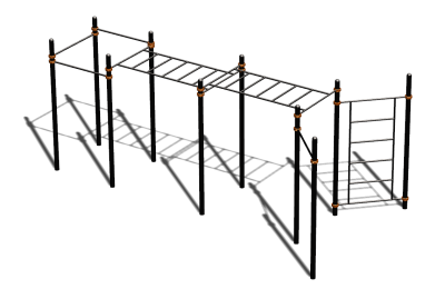 Спортивный комплекс воркаут ВС-118 в Пскове