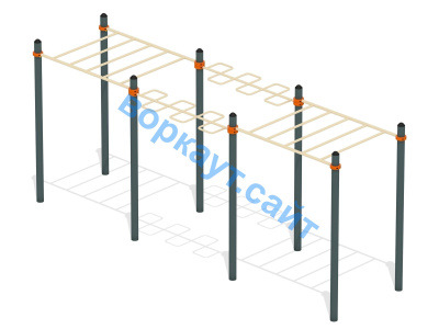 Воркаут комплекс рукоходов ВС-22 в Пскове