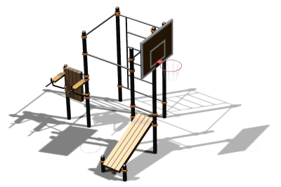 Спортивный комплекс воркаут ВС-155 в Пскове