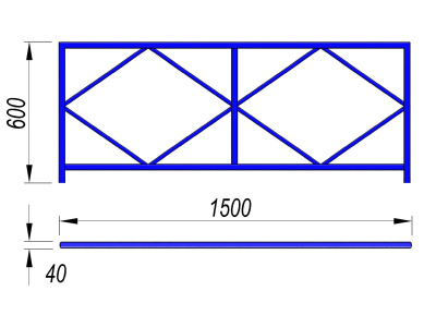 Ограждение площадки МАФ 5001 в Пскове