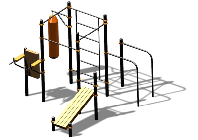 Спортивный комплекс воркаут ВС-93 в Пскове