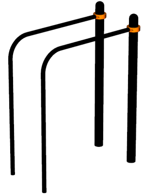 Воркаут брусья приставные ВС-39 в Пскове