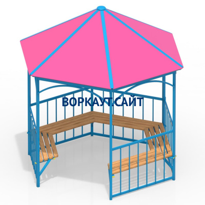 Беседка с лавками МАФ 4120 в Пскове