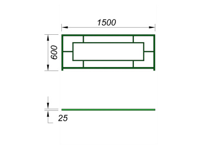 Ограждение площадки МАФ 5000 в Пскове