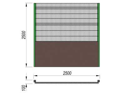 Ограждение хоккейной коробки МАФ 5202 в Пскове