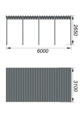Теневой навес трибун МАФ 4130 в Пскове