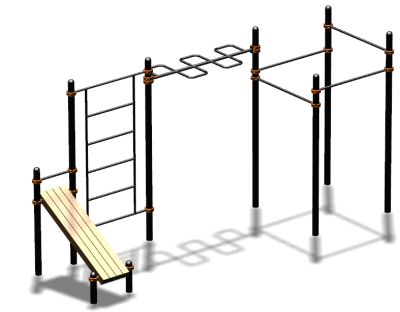 Спортивный комплекс воркаут ВС-74 в Пскове