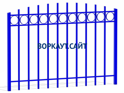 Ограждение спортивной площадки МАФ 5005 в Пскове