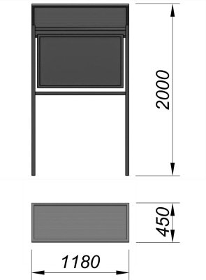 Информационный стенд МАФ 6006 в Пскове